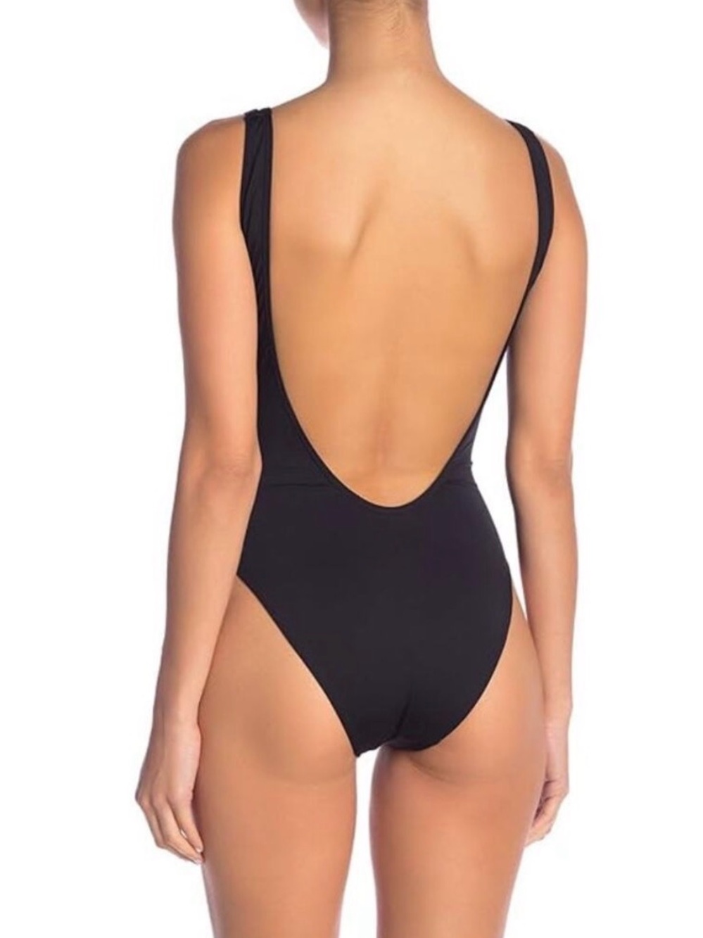 NWT Onia Textured Rib Bridget One-Piece Swimsuit Black XS - Picture 2 of 6